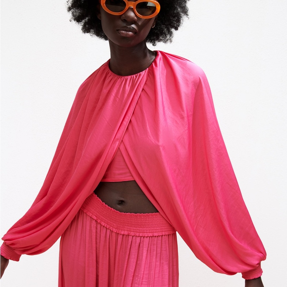 Zara flowy top